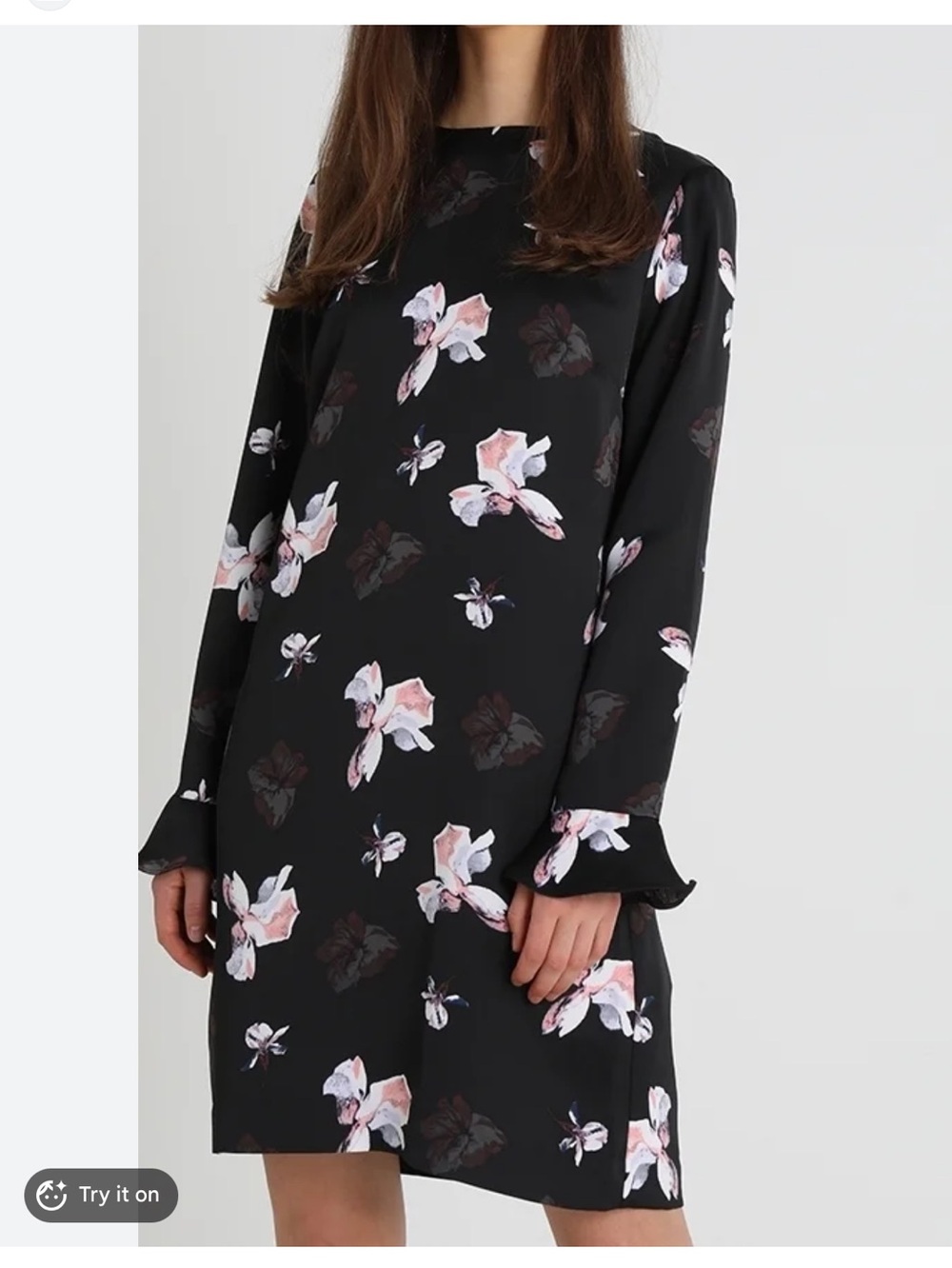 Banana Republic Black Floral Dress
